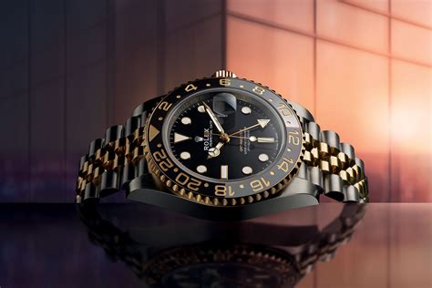 black and gold gmt rolex|rolex gmt all black.